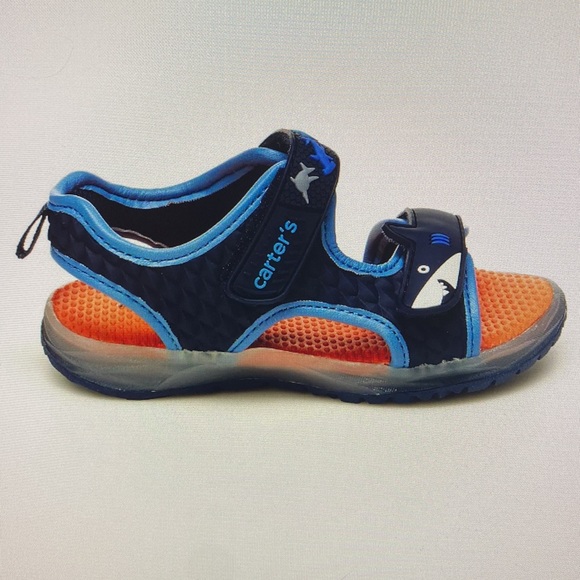 Carters shark sandals size 11 - Picture 5 of 5